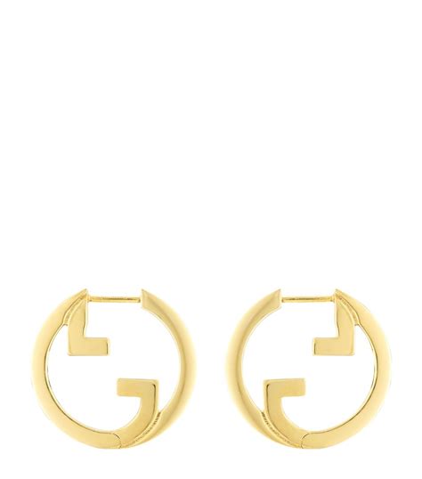 fake gucci hoop earrings|gucci blondie hoop earrings.